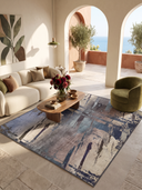 Abstract Canvas Multicolor Modern Rug