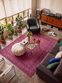Tale Dusty Rose Classic Bordered Rug