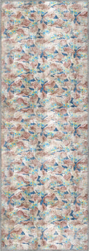 Butterfly Traces Beige Animal Print Modern Rug