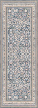 Night Afshani Blue Classic Bordered Rug
