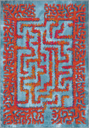 Coral Maze Kids Room Rug
