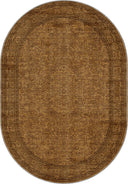 Tale Brown Classic Bordered Rug