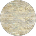 Serap Yellow Abstract Rug
