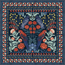 Confidant Garden Navy Animal Print Rug