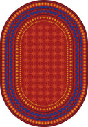 Carnival Red Kids Room Rug