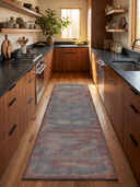 Misty Desert Orange Modern Rug