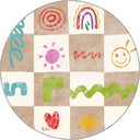 Colorful Dreams Kids Room Rug