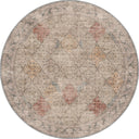 Ancient Sunburst Beige Vintage Rug