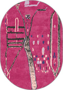 Berber Dream Pink Modern Rug