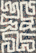 Path Cream Modern Rug