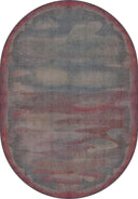 Misty Desert Rosewood Modern Rug