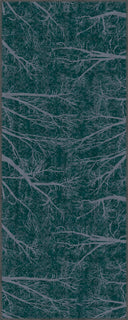 Night Sky Dome Turquoise Modern Rug