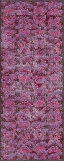 Monark Pink Animal Print Modern Rug