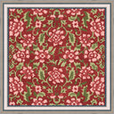 Wild Rose Red Floral Rug