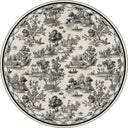 Pastoral Tales Cream Bohemian Rug