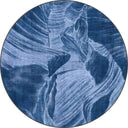 Layers Blue Modern Rug