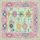 Cyan Green Classic Rug