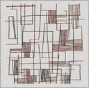 Projection Cream Geometric Modern Rug