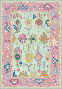 Cyan Green Classic Rug