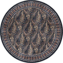 Indigo Ivy Pattern Bohemian Rug
