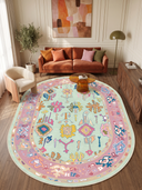 Cyan Green Classic Rug