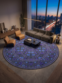 Royal Garden Blue Floral Rug