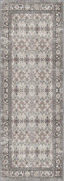Memoir Gray Classic Bordered Rug