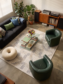 Linen Gray Modern Rug