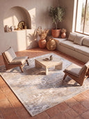 Desert Breeze Cream Modern Rug