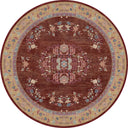 Oriental Lotus Classic Bordered Rug