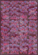 Monark Pink Animal Print Modern Rug
