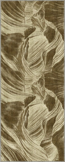 Layers Yellow Modern Rug