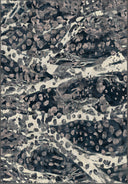 Dissolution Gray Modern Rug