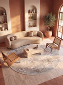 Desert Breeze Cream Modern Rug