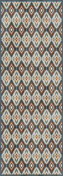 Ikat Navy Kilim Rug