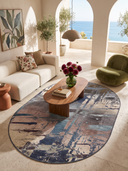 Abstract Canvas Multicolor Modern Rug