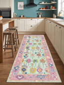 Cyan Green Classic Rug