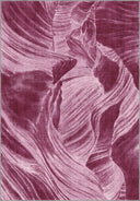 Layers Pink Modern Rug