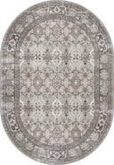Memoir Gray Classic Bordered Rug