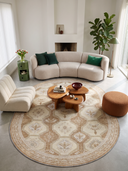 Dusty Saffron Classic Bordered Rug