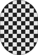 Checkerboard Modern Rug