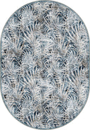 Palm Flower Patterned Rug