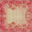 Spring Red Modern Rug