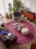 Tale Dusty Rose Classic Bordered Rug