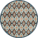 Ikat Navy Kilim Rug