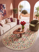 Royal Garden Cream Floral Rug