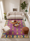 Talisman Pink Floral Rug