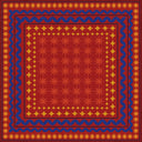Carnival Red Kids Room Rug