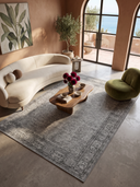 Tale Gray Classic Bordered Rug