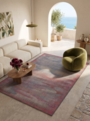 Misty Desert Rosewood Modern Rug